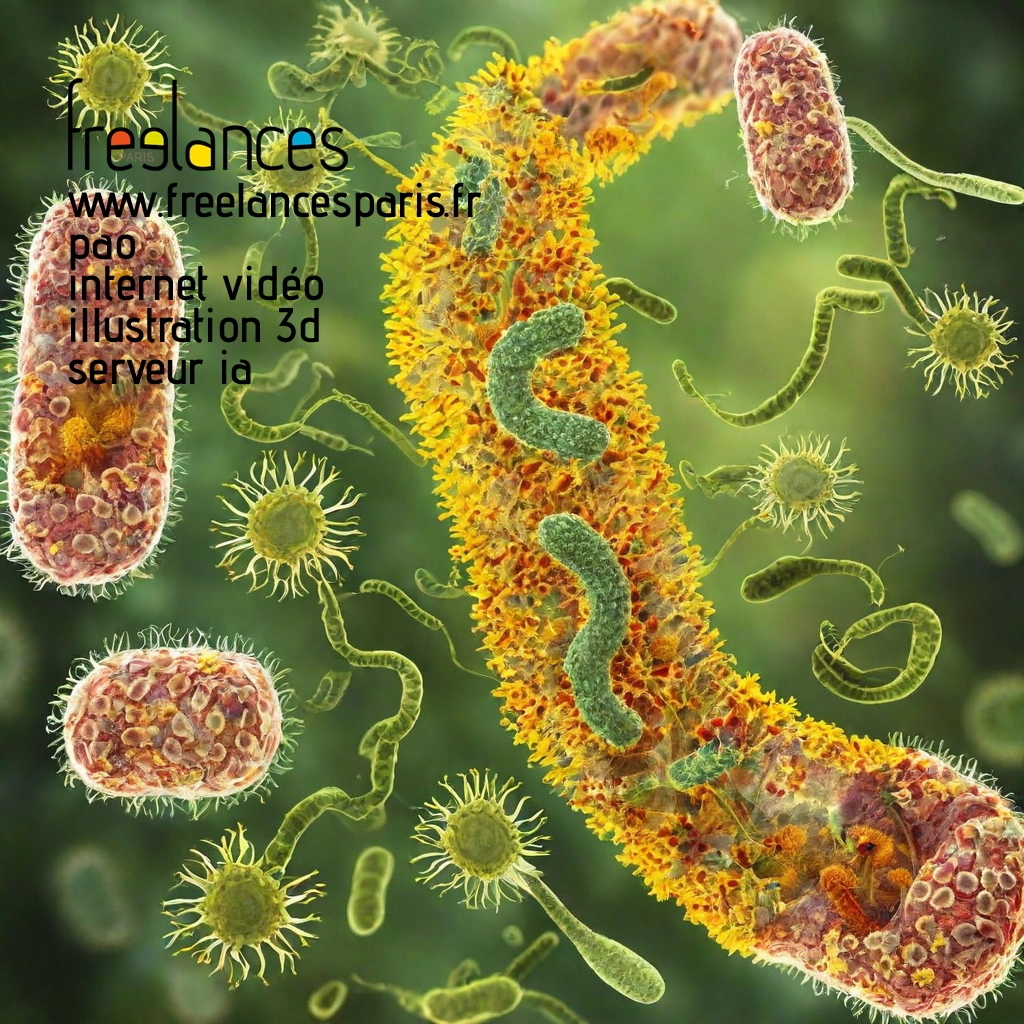 Pao mise en page internet vidéo illustration 3d serveur IA générative AI freelance paris studio de création magazines z55wkz10